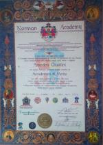 30 ANNI DI SERIETA'AL SERVIZIO DELLA CLIENTELA ( 1994 - 2014) titolo onorifico di ACCADEMICO DI MERITO dalla NORMAN ACADEMY.   